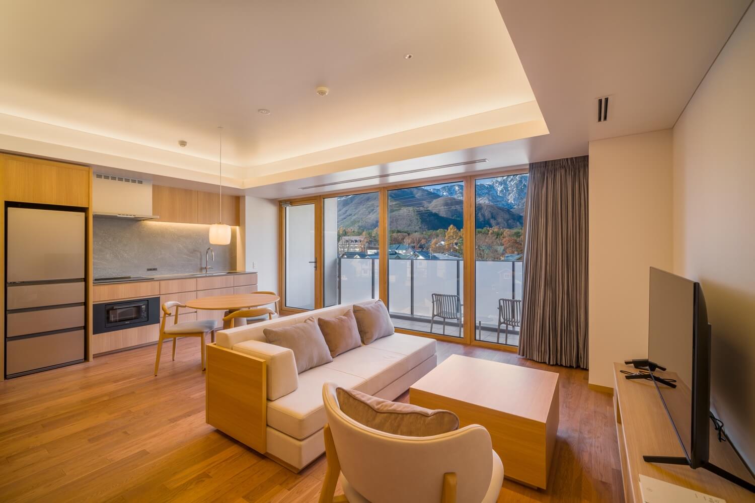 Proiect hotelier din lemn și aluminiu japonez (3)