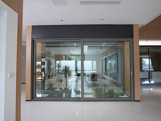 MLT155 വുഡ് അലുമിനിയം സ്ലൈഡിംഗ് ഡോർ (1)