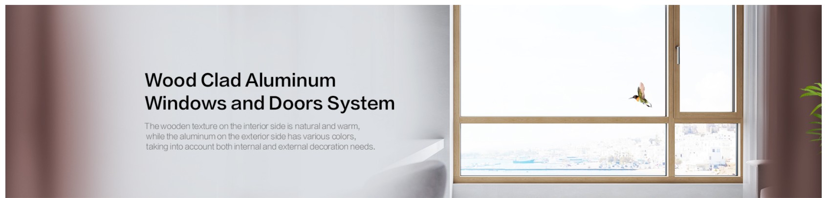 WOOD ALUMINUM WINDOWS AND DOORS