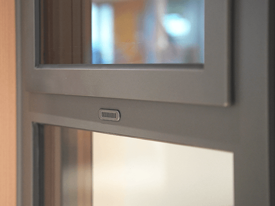 GPW115 Slim Frame Aluminum Casement Window with Mosquito Net (1)